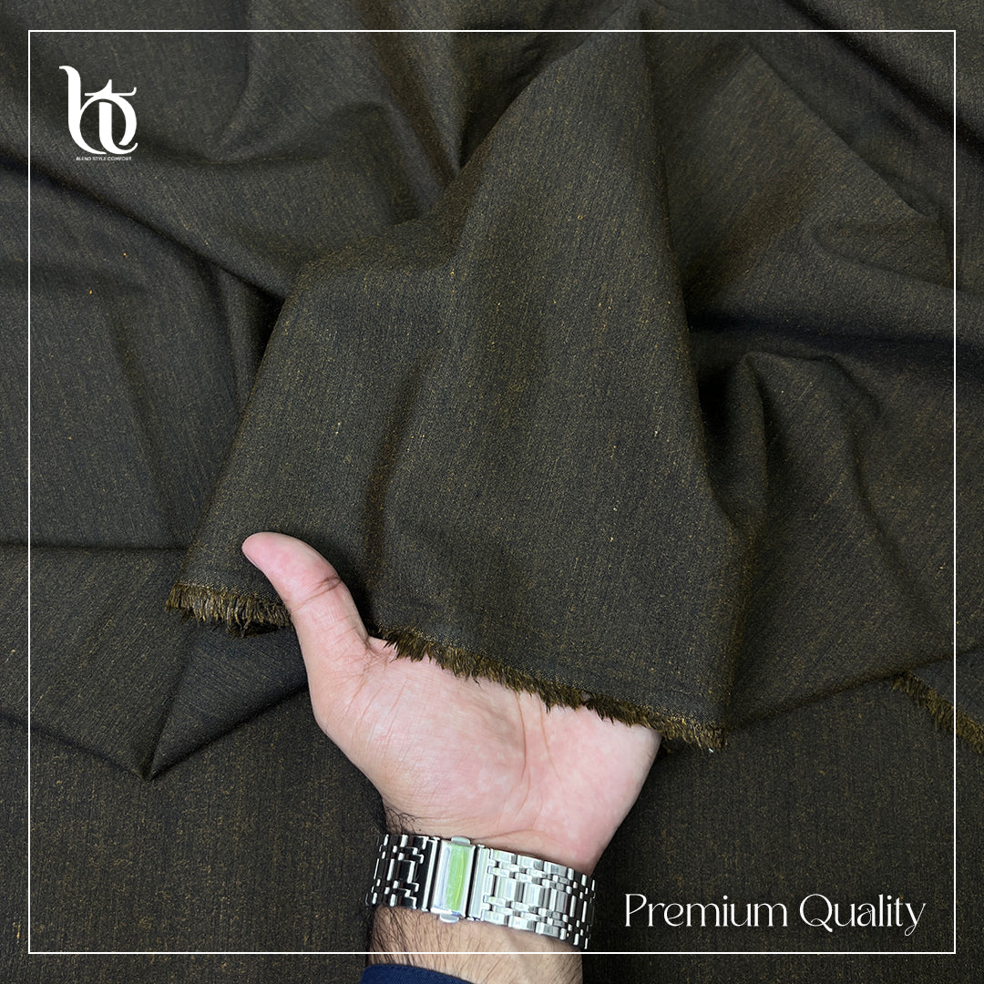 Winter Olive Brown Pashmina Wool By Blend trove