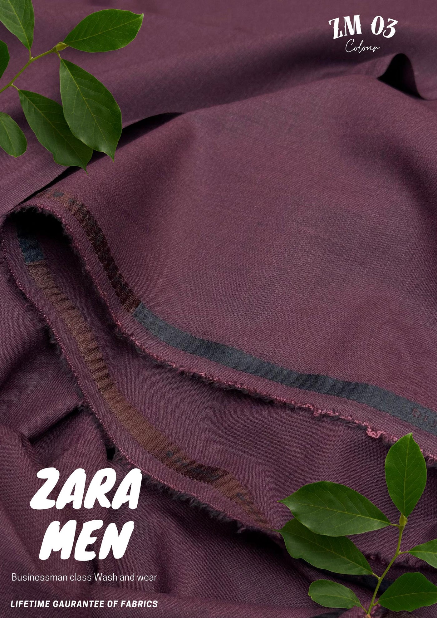 ZARA  100% Pure Super Luxury Regent Wash & Wear