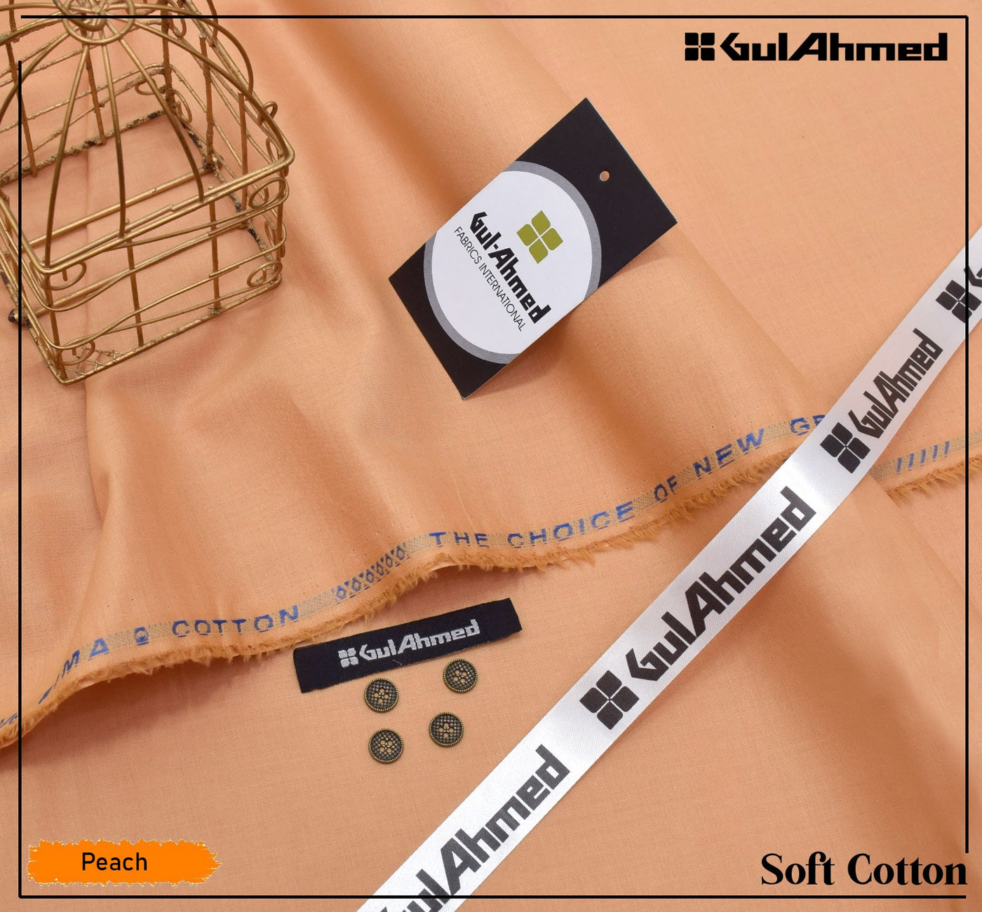 Gul Ahmed Soft Cotton 100% PURE