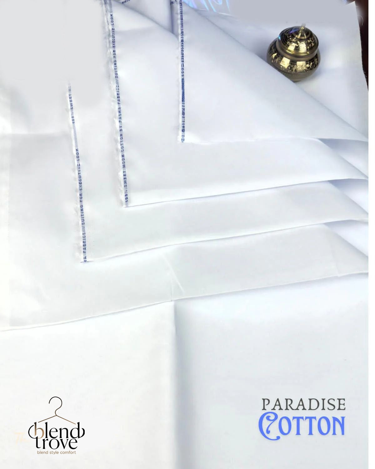 Blend Trove Soft Cotton 100% PURE (Off White Color)