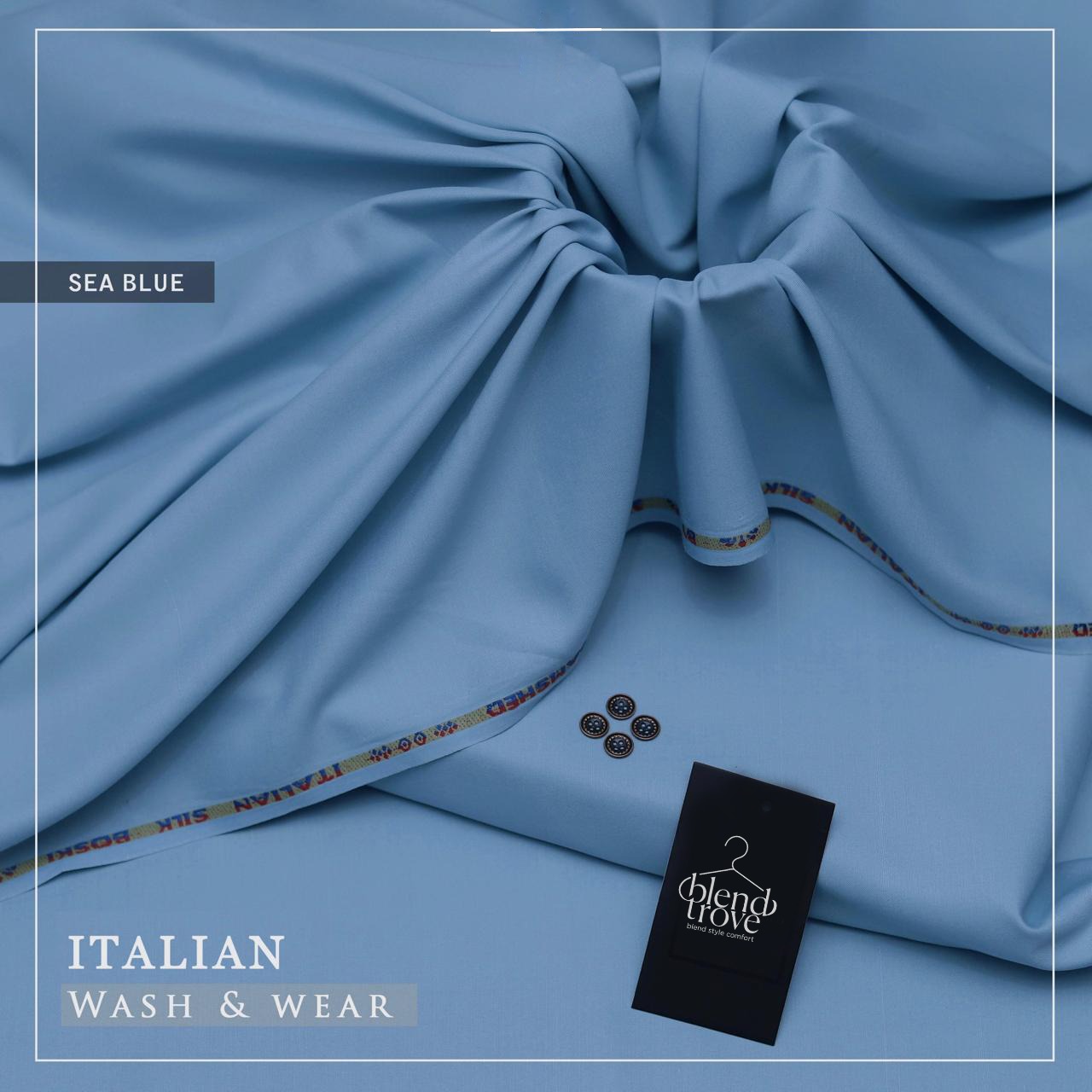 Pure Super Luxury Regent Wash & Wear (Sea Blue Color)