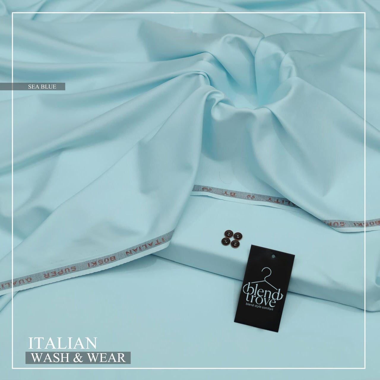 Pure Super Luxury Regent Wash & Wear (Sea Blue Color)