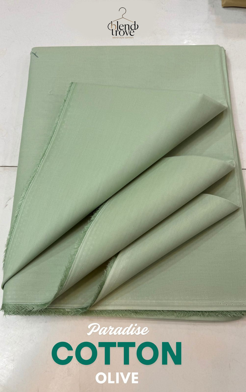 Blend Trove Soft Cotton 100% PURE ( Olive Color)
