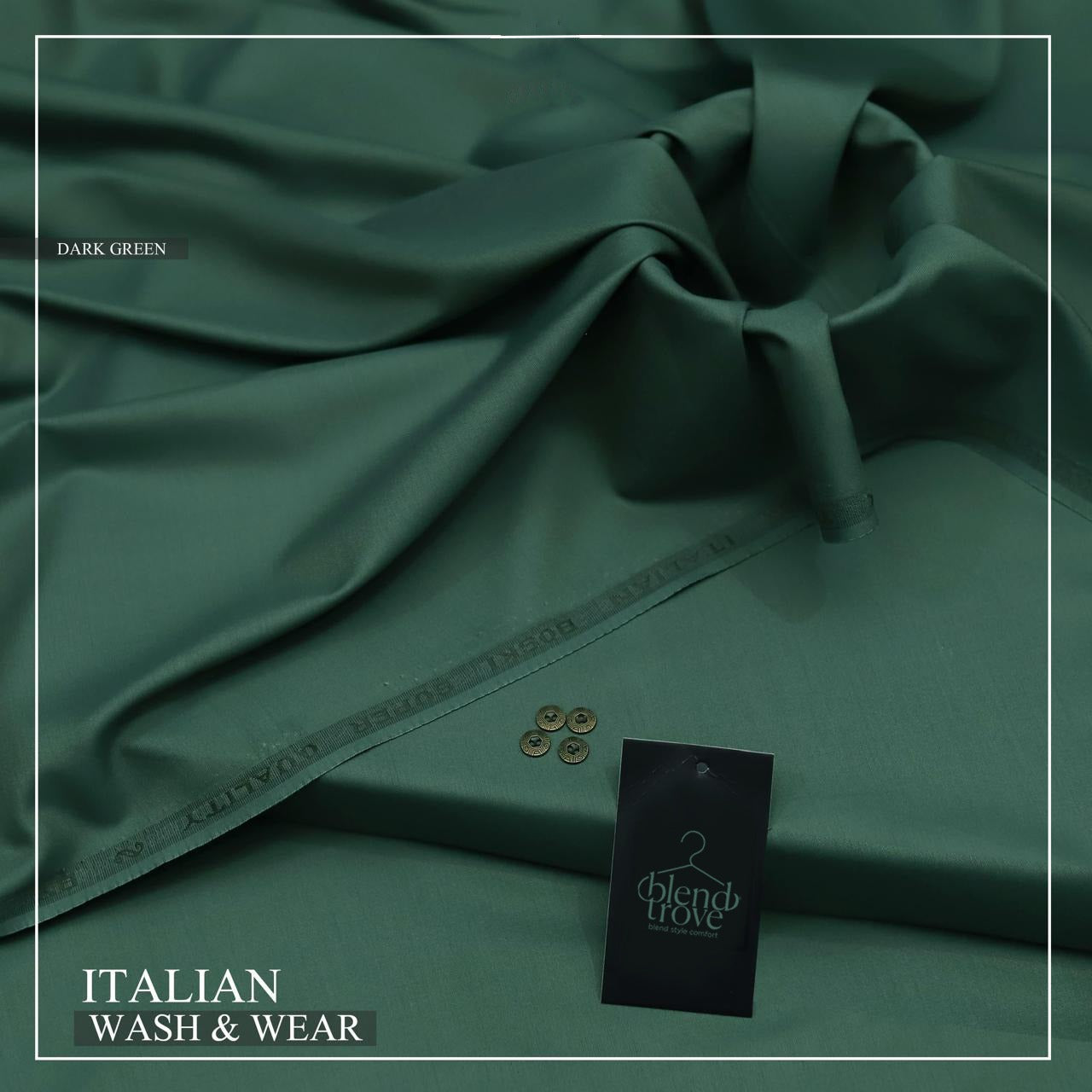 Pure Super Luxury Regent Wash & Wear (Dark Green Color)