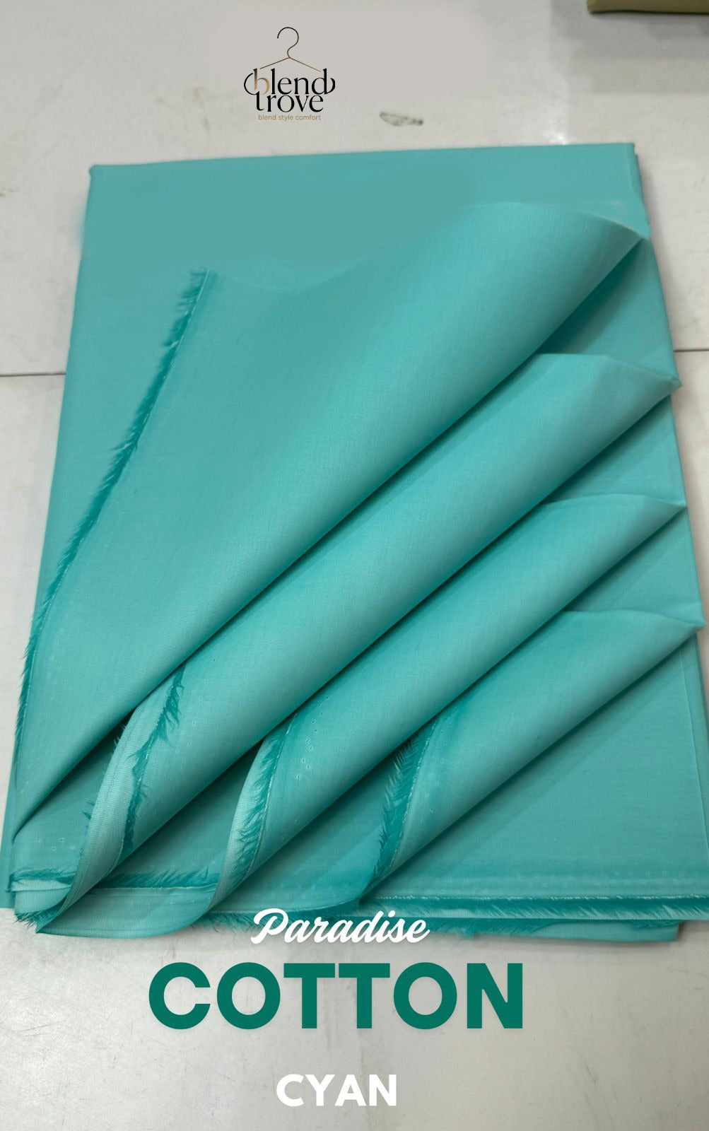 Blend TroveSoft Cotton 100% PURE (Cyan Color)