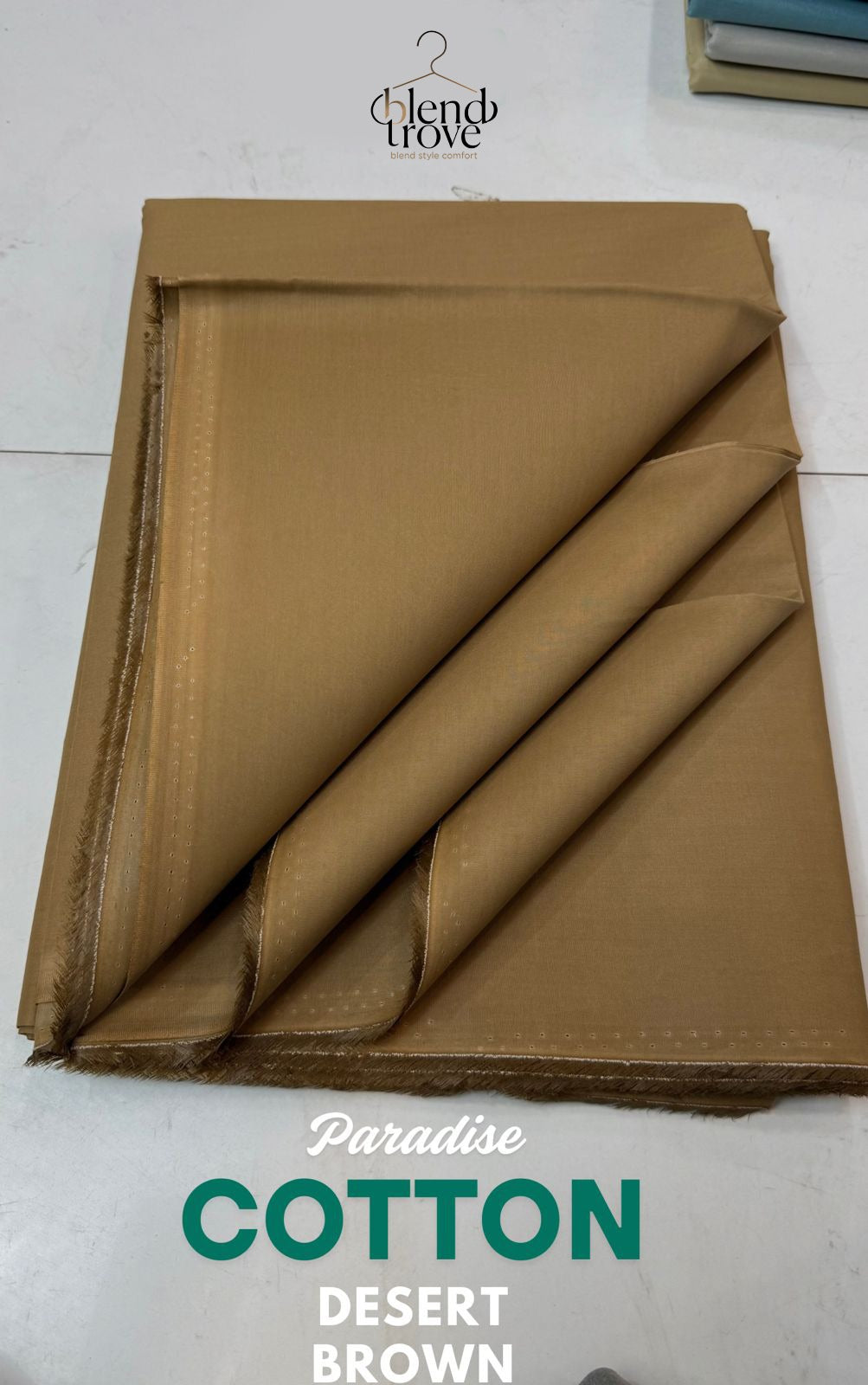 Blend Trove Soft Cotton 100% PURE (Desert Brown Color)